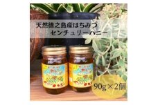 天然徳之島産はちみつ「センチュリーハニー」90g×2個【1408406】
