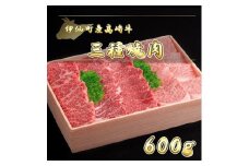 伊仙町産高崎牛三種焼肉600g＜N-04＞【1408609】