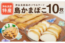 【ふるさとの味】島かまぼこ10枚セット 沖永良部特産　W009-057u