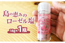 島の恵みのローゼル塩（ビンタイプ）×1瓶　W011-109u