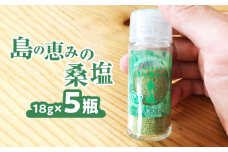 島の恵みの桑塩 （ビンタイプ）×5瓶　W011-110u-03