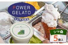 POWER GELATO 沖永良部島産（シマ桑）90ml×5個入り　W066-005-01