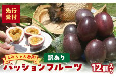 【2026年先行予約】えみちゃん農園 【訳あり】パッションフルーツ（12個入り）　C008-010