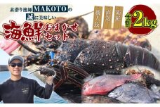 素潜り漁師MAKOTOの誠に美味しい海鮮おまかせセット 2kg　C074-002