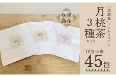 【与論島産】月桃茶3種セット（ノンカフェイン） | 飲料 飲み物 飲みもの ドリンク お茶 茶 ティーバック 月桃 月桃茶 花茶 種茶 ノンカフェイン ポリフェノール リラックス効果 鹿児島県 与論島