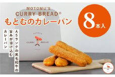 もとむのカレーパン 8本セット｜カレーパン パン グルメ 惣菜パン 冷凍 朝食 お取り寄せ 沖縄 ウミカジテラス 瀬長島