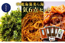 もずキムの沖縄海藻美ら海人気6点セット｜沖縄　那覇市　魚介類 水産 食品 海藻 もずく のり わかめ 人気 日本産 高品質 新鮮　もずキム