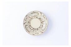 皿 ＜受注生産品＞白唐草線彫 ( 5寸皿 × 1枚 )