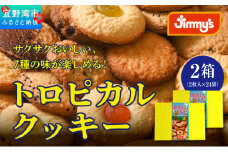 トロピカルクッキー M(2枚入×24袋)×2箱 | 《Jimmy's》 地元で愛されるベーカリー＆デリカテッセンの老舗。 | 地元で愛されるベーカリー＆デリカテッセンの老舗。| クッキー 詰め合わせ チョコチップ ナッツ セサミ マーブル | 子供も喜ぶ おやつに最適 お菓子 |  沖縄 お取り寄せ スイーツ ジミー ジミーズ | 送料無料