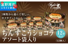お菓子 ちんすこうショコラアソート袋入り（12個入）12袋セット