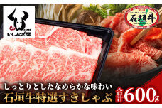 石垣牛特選すきしゃぶ600g AB-6
