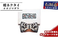 IC-6 蝶ネクタイ　オオゴマダラ