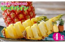 ピーチパイン 4 玉 石垣産 パイナップル ZH-17