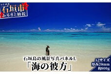 NN-3 石垣島の風景 写真パネルL（海の彼方）