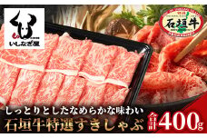 石垣牛特選すきしゃぶ400g AB-21