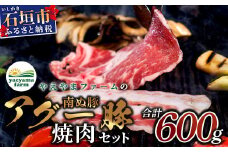 石垣島産 やえやまファームのアグ―豚（南ぬ豚）焼肉セット600g E-23