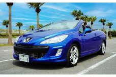 【オープンカーで満喫】レンタカー1日利用券 PEUGEOT 308CC Blue《Supremeレンタカー》FG-3-1