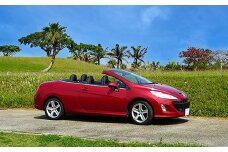 【オープンカーで満喫】レンタカー1日利用券 PEUGEOT 308CC Red《Supremeレンタカー》FG-4-1