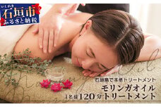 石垣島　万能モリンガオイルトリートメント120分（１名様）【 沖縄県石垣市 沖縄 沖縄県 琉球 八重山 八重山諸島 石垣 石垣島 送料無料 マッサージ 万能オイル モリンガ オイル トリートメント 肌 保湿  チケット 】 TE-3-1