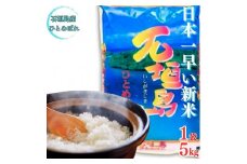 【石垣島産ひとめぼれ】日本最南端の日本一早い新米・５kg　【 沖縄県 石垣市 米 お米 新米 産地直送 】SI-58
