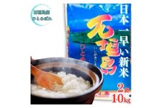 【石垣島産ひとめぼれ】日本最南端の日本一早い新米・10kg　【 沖縄県 石垣市 米 お米 新米 5kg×2袋 】SI-59-1