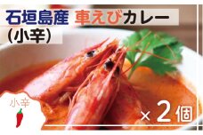 石垣島産車えびカレー（小辛）【冷凍 2食】石垣島のカレー専門店が作るご当地カレー　SK-10