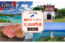 石垣市に泊まるふるさと納税旅行クーポン【12,000円分】｜沖縄県 石垣市 石垣島 八重山 旅行 クーポン 旅行クーポン 電子クーポン 日本空輸 NK-4