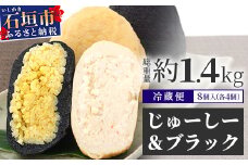 じゅーしー＆ブラック　8個入（各4個）【 沖縄 石垣市 石垣島 八重山 特産 かまぼこ セット 】T-6