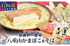 八重山かまぼこ＆そばセット【 沖縄県 石垣市 八重山 石垣島 特産 かまぼこ そば セット 】B-2