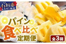【マツコの知らない世界で絶賛！】《2026年4月～7月順次発送》【先行予約】パイナップル好きにおすすめ！満足のパイナップル3品種定期便【 沖縄 石垣 ピーチ ホワイトココ ジュワリー パイン パイナップル 完熟 セット フルーツ デザート 食べ比べ 定期便 TV テレビ 紹介 マツコ 】 TF-36_R8