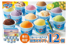 【着日指定必須】ブルーシールギフト12（12種類）アイス アイスクリーム ご当地 アイス 沖縄 スイーツ デザート お菓子 おかし