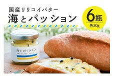 パッションフルーツ バター 「海とパッション」 6瓶入り リリコイバター フルーツバター 沖縄 果物 バター ジャム 朝食 フルーツ パン デザート スイーツ 酸味 甘み ギフト プレゼント セット 沖縄県 糸満市 