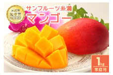 【先行予約 2026年 発送】沖縄県知事賞4度受賞 サンフルーツ糸満 マンゴー 1kg 家庭用 沖縄県産 アップルマンゴー アーウィンマンゴー 国産 完熟マンゴー 果物 南国 くだもの フルーツ 完熟 夏 旬 特産品 沖縄 お取り寄せ お土産 甘い 濃厚 糸満市 