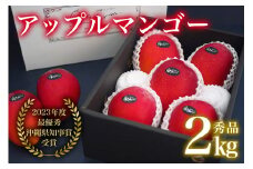 【 先行予約 2025年 発送 】 令和5年度最優秀賞受賞 縁sファームの アップルマンゴー 2kg ( 秀品 ) 沖縄県産 マンゴー アーウィンマンゴー 2キロ 国産 完熟マンゴー 果物 くだもの フルーツ 完熟 沖縄 お取り寄せ ギフト 産地直送 農家直送 糸満市 