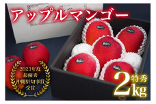 【 先行予約 2025年 発送 】 令和5年度最優秀賞受賞 縁sファームの アップルマンゴー 2kg ( 特秀 ) 沖縄県産 マンゴー アーウィンマンゴー 2キロ 国産 完熟マンゴー 果物 くだもの フルーツ 完熟 沖縄 お取り寄せ ギフト 産地直送 農家直送 糸満市 
