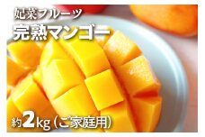 【 先行予約 2025年 発送 】 沖縄県 糸満産 妃菜フルーツ 完熟マンゴー 約 2kg ( ご家庭用 ) 沖縄県産 マンゴー アップルマンゴー アーウィンマンゴー 2キロ 国産 果物 くだもの フルーツ 完熟 沖縄 お取り寄せ 産地直送 農家直送 家庭用 糸満市 
