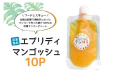 エブリディマンゴッシュ｜フードレスキュー｜冷凍｜沖縄産｜80ml×10ｐ