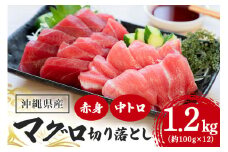 沖縄県産「旬のマグロ」をお届け！切り落としセット 1.2kg