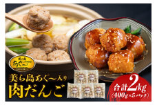 ブランド豚 美ら島あぐー 豚入りミートボール 合計2.0kg(400g×5パック) 沖縄県 おかず 惣菜 アグー豚 使用 小分け おいしい 肉 肉団子 ミートボール 国産 肉汁 たっぷり ブランド豚 ジューシー 肉厚 お中元 ギフト プレゼント グルメ 沖縄県 糸満市