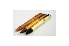沖縄県産 木製ボールペン (オールウッドシリーズ / 1本) ボールペン 文房具 ギフト プレゼント おしゃれ 沖縄市 / かねせん工房 [BCBS006]