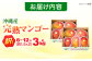 【 2026年発送 先行予約 】訳あり 完熟マンゴー 約3kg (約1.5kg (3〜6玉) ×2箱) マンゴー 2026 