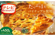 【TVで紹介！】オリジナル★パイナップルパイ (直径約18cm / 約450g) パイン アップルパイ お取り寄せ 絶品 ギフト 沖縄市 / 株式会社クロップ [BCCC001]
