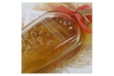沖縄県産はちみつ 『みつしずく』 200ml (百花蜂蜜 / ミンサー柄ボトル入り) 蜂蜜 はちみつ ハチミツ 国産 ギフト 沖縄市 / 沖縄市観光物産センター夢プラザおきなわ [BCBE001]