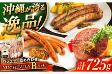 『NUCHIBUTA Bセット』 豚肉 ポークステーキ ソーセージ 詰め合わせ お取り寄せ 国産 ギフト 冷凍 沖縄市 / DELICATESSEN NUCHIBUTA [BCAR004]