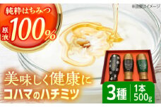 コハマのハチミツ 500g 3本セット 蜂蜜 はちみつ ハチミツ 国産 ギフト 沖縄市 / 農業生産法人株式会社小浜養蜂場 [BCAQ005]