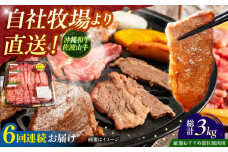 【全6回定期便】【厳選！おすすめ部位】沖縄和牛 佐渡山牛 焼肉用 500g 牛肉 焼肉 焼き肉 和牛 赤身 沖縄市 / 肉のサブロー [BCBC012]