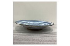 スリップウェア 矢羽根皿 陶器 食器 うつわ 皿 器 ギフト 沖縄市 / 唐仙窯 [BCBK004]