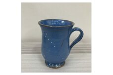 コバルトブルーのマグカップ 陶器 コップ カップ うつわ 器 ギフト 沖縄市 / 唐仙窯 [BCBK010]