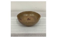 変形向付の器 (茶黄色)　陶器 食器 うつわ 皿 器 ギフト 沖縄市 / 唐仙窯 [BCBK009]