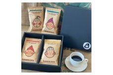 沖縄市キャラクターコーヒー100g×4種セット (豆) 珈琲 コーヒー コーヒー豆 ドリップ ギフト 沖縄市 / ヨシモトコーヒー [BCDN001-01]